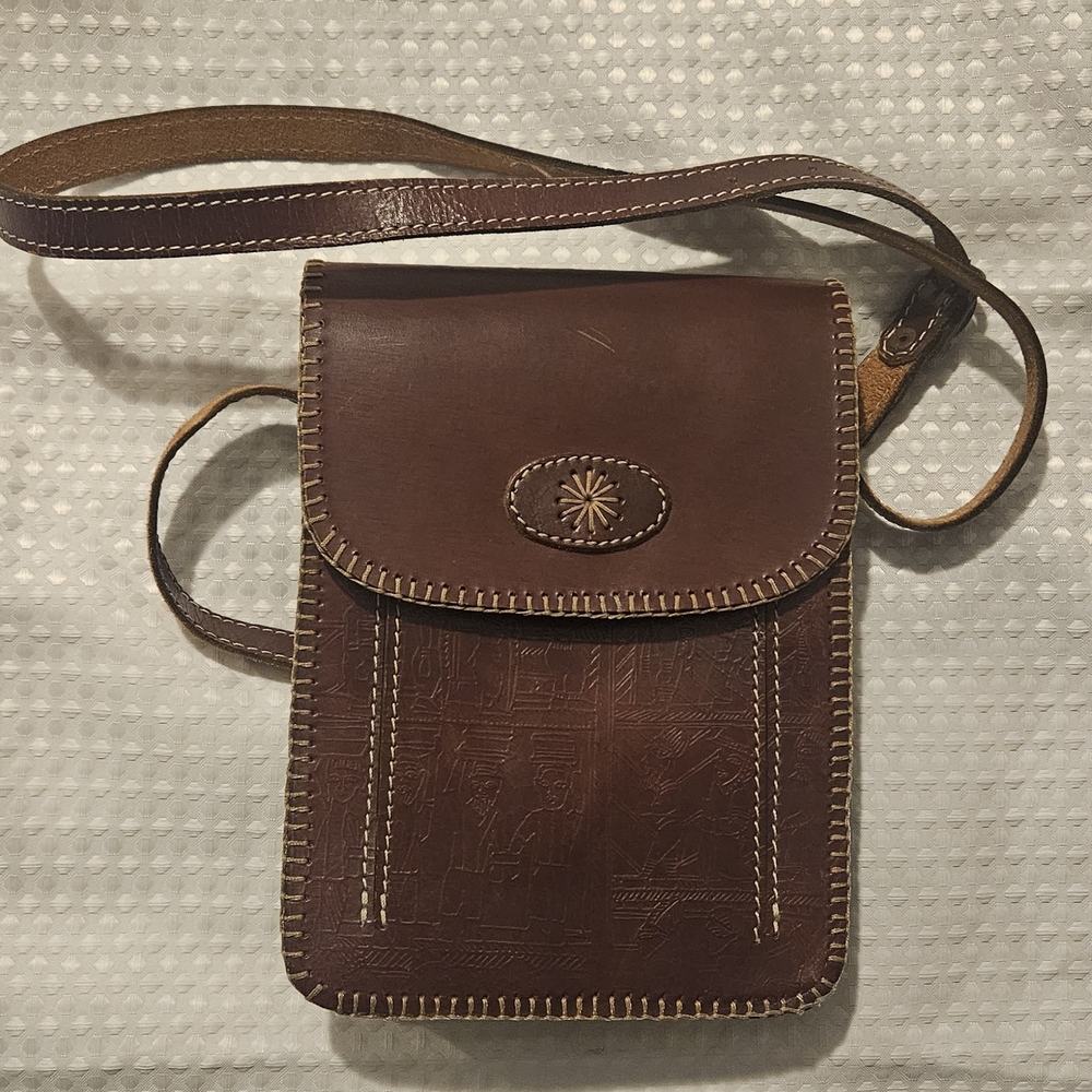 Brown Leather Crossbody Bag